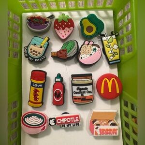 Food croc charms bundle